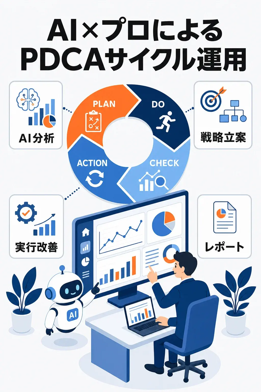 AI×プロによるPDCAサイクル運用